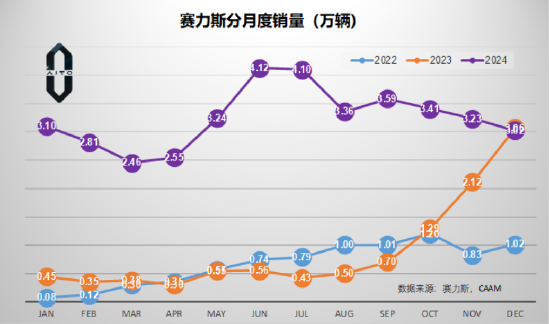 2024完美收官：12月汽车销量点评 3家拿到世界十强的门票（图表）